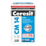 Клей плиточный Ceresit СМ-14 цементный для внутренних и наружных работ 25кг