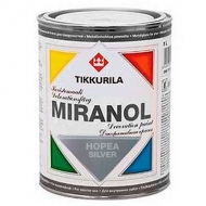Краска акриловая декоративная Tikkurila ( Тиккурила ) Miranol koristemaali серебро 0,1л