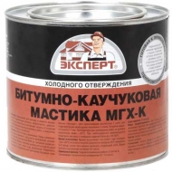 Гидроизоляционная битумно каучуковая мастика ЭКСПЕРТ 1,8кг