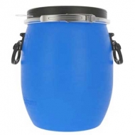 Бочка-барабан пластиковая со съемным верхом 20л