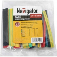 Набор термоусадочных трубок Navigator NST-4-12-10-34-M