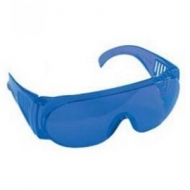 Очки STAYER STANDARD защитные поликарбонатная монолинза с боковой вентиляцией голубые