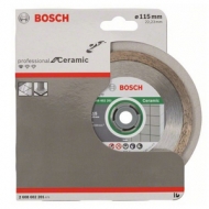 Алмазный отрезной круг BOSCH Standard for Ceramic 115*22.2 сплошной 2.608.602.201