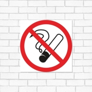 Наклейка Курить запрещено 200*200мм REXANT 56-0035
