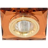 Светильник FERON 8150-2 MR16 50W G5.3, коричневый-золото
