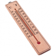 Термометр деревянный классик малый блистер 20х4см 473-029