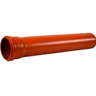 Труба канализационная оранжевая d-110мм 0,5м