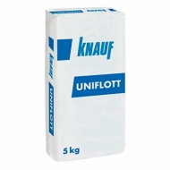 Шпатлевка гипсовая для заделки швов Knauf Uniflott для внутренних работ 5кг