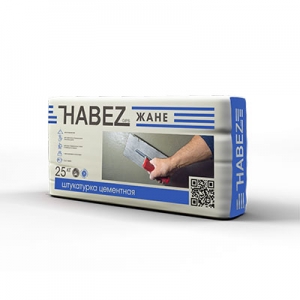 Штукатурка цементная Habez (Хабез) ЖАНЕ для внутренних и наружных работ 25кг