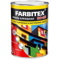 Эмаль алкидная ПФ-115 FARBITEX ( Фарбитекс ) белая 0,9 кг