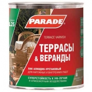 Лак для террасы и веранды PARADE ( Параде ) CLASSIC L25 глянцевый 0,75 л