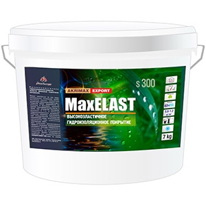 Гидроизоляционное покрытие высокоэластичное MaxELAST 3кг