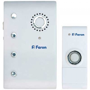 Звонок беспроводной Е-367 Feron ( Ферон ) 35 мелодий белый 100м 23674