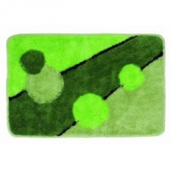 Коврик д/ванной акрил 50см*50см (зеленый,круги) 31