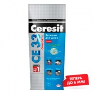 Затирка для швов Ceresit СЕ 33 Comfort цементная для внутренних и наружных работ ЗЕЛЕНАЯ 2кг 
