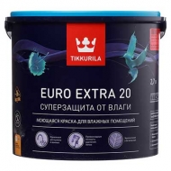 Краска моющаяся для влажных помещений Tikkurila ( Тиккурила ) Euro Extra 20 2.7 л.