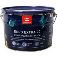 Краска моющаяся для влажных помещений Tikkurila ( Тиккурила ) Euro Extra 20 9 л.