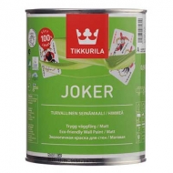 Краска интерьерная матовая моющаяся Tikkurila ( Тиккурила ) Joker 9 л.