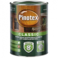 Декоративно-защитная пропитка для древесины Pinotex ( Пинотекс ) Classic рябина 1 л