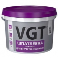 Шпатлевка акриловая VGT ( ВГТ ) для внутренних работ 3,6кг