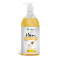 Жидкое крем-мыло с дозатором молоко и мед 0.5л MILANA GRASS 