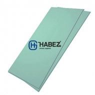 Гипсокартон Хабез 12,5 мм влагостойкий  (1200х2500) 