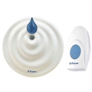Звонок дверной беспроводной Feron E-374, электрический 36 мелодии белый/синий