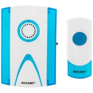 Звонок беспроводной RX-3 REXANT 36 мелодий белый/синий 73-0030