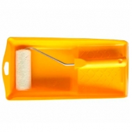 Набор валик в сборе флок и пластмассовая ванночка 150х320мм Color Expert 86921102